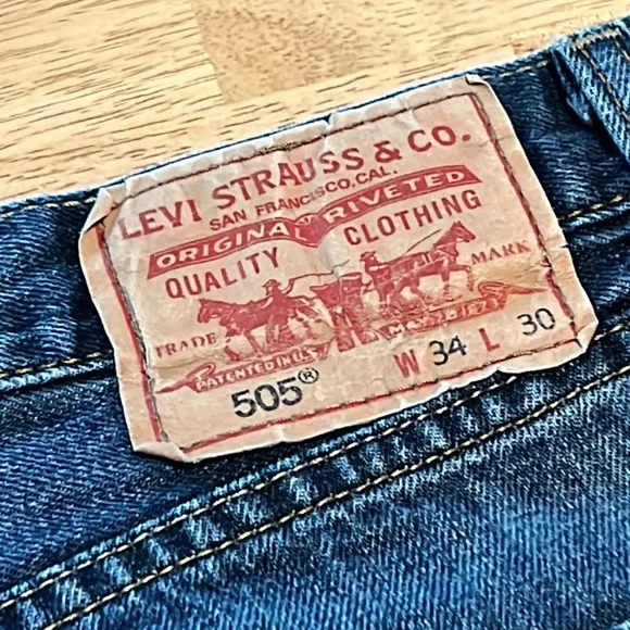 Men’s 505 Straight Fit Levi’s 34×30 - Picture 3 of 7